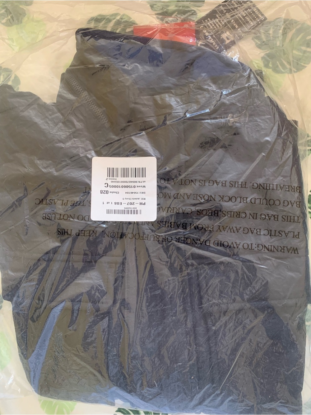 Men's Black Jacket & Coat - Unbranded